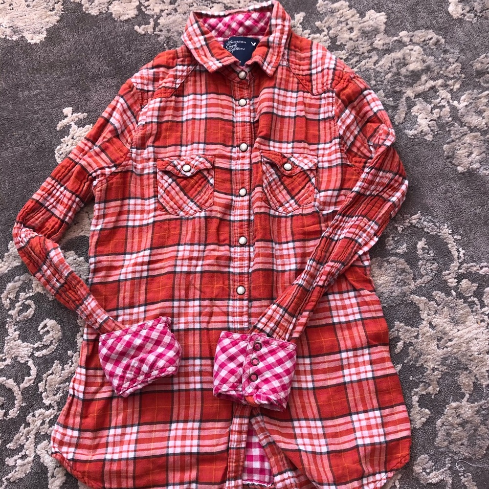 American Eagle Outfitters plaid shirt